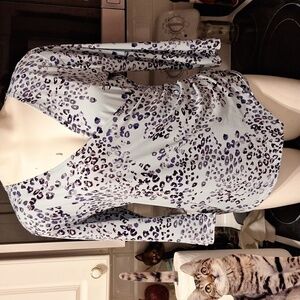 Z women's Jennifer Lopez stretch 3/4 sleeve regular size top L